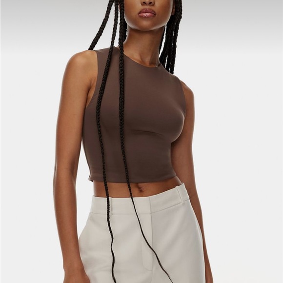 Aritzia Babaton Copper Contour Muscle Tank - Picture 2 of 3